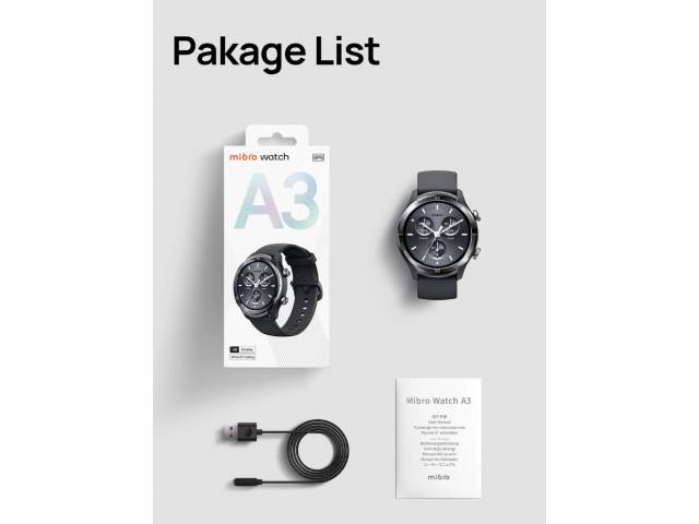 Smartwatch Mibro Lite 3 1.3" c/2 Mallas Gris Oscuro by Xiaomi