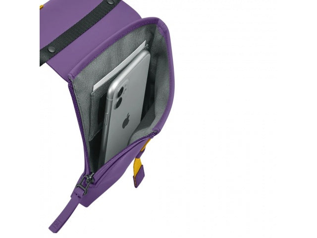 Mini Bandolera Splash SPCBMNLS Violeta/Amarillo Gaston Luga