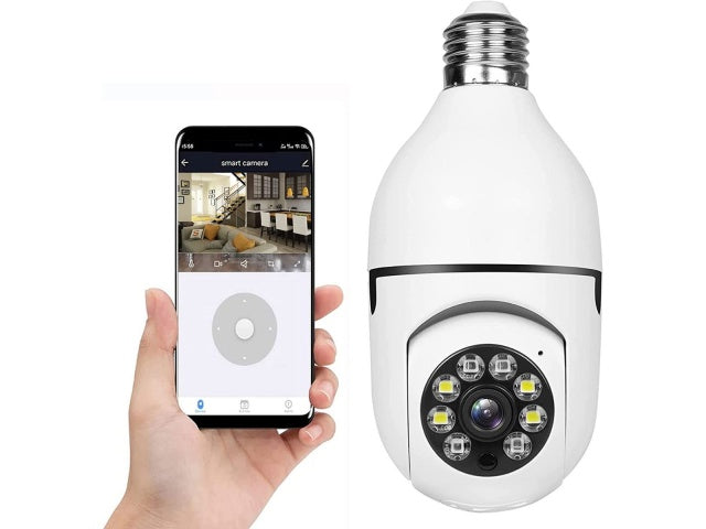 CAMARA DE SEGURIDAD E27 (WIFI SMART CAMERA)