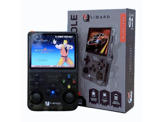 Consola Portátil XZZ-VG-01 Pantalla 3.5" Apto para 15000 Juegos X-Lizzard