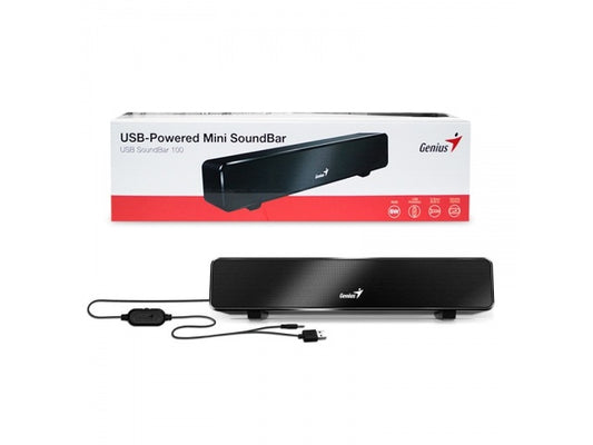 Parlante Soundbar 100 6W USB Negro Genius