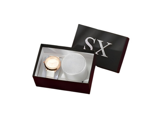 SET DE REGALO MUJER 2P RELOJ PARLANTE BLUETOOTH