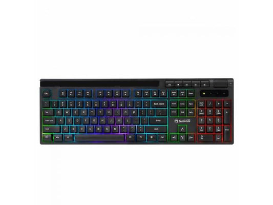 Teclado Gamer USB RGB K603 Soldat S40 Negro Marvo