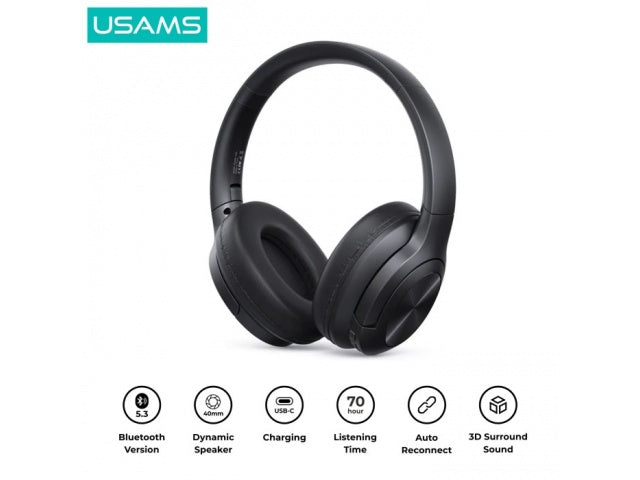 Auriculares Bluetooth YH Series Negro YH21 USAMS