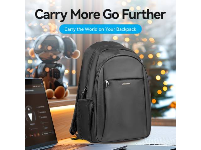 Mochila para Laptop Water-Repellent 15.16" 20L / 45x30x15 cm / Negro KRMB0 Vention