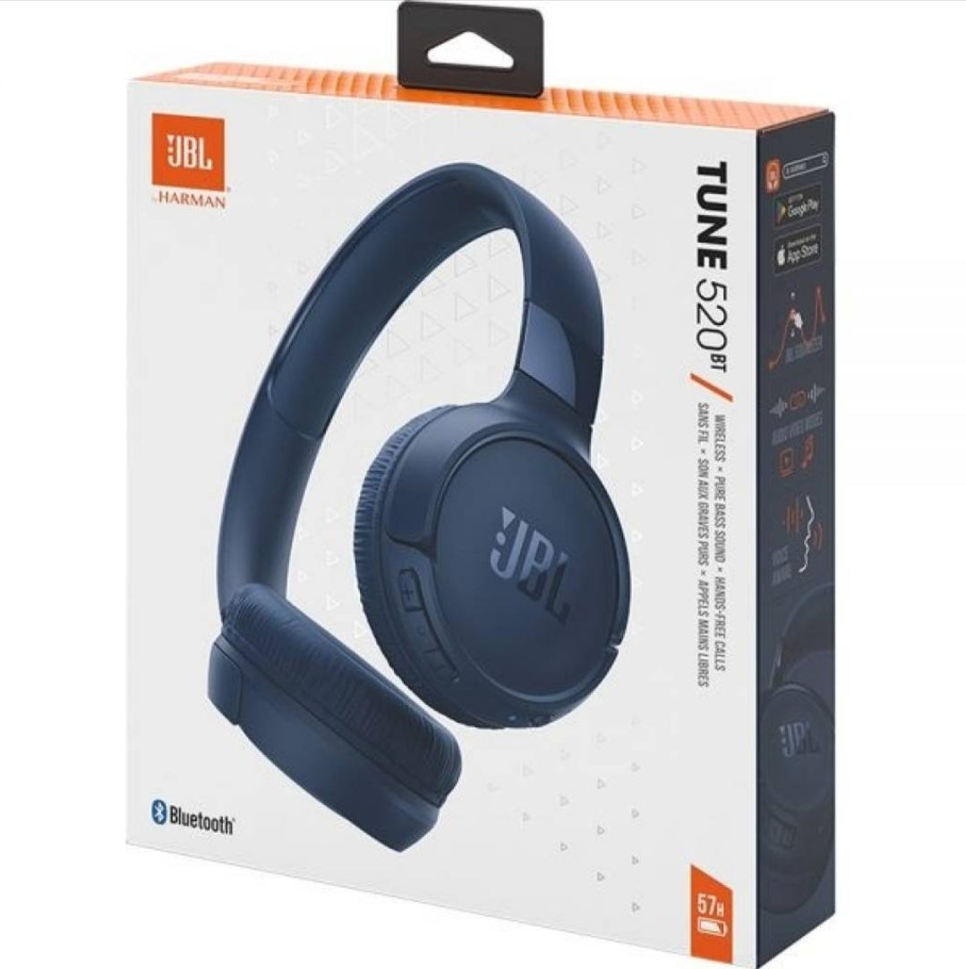 Auricular Bluetooth Tune 520 Azul (JBLT520BTBLUAM) JBL